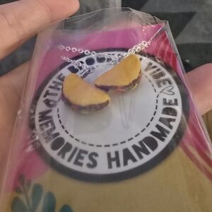 Handmade Taco Friendship Necklace Set